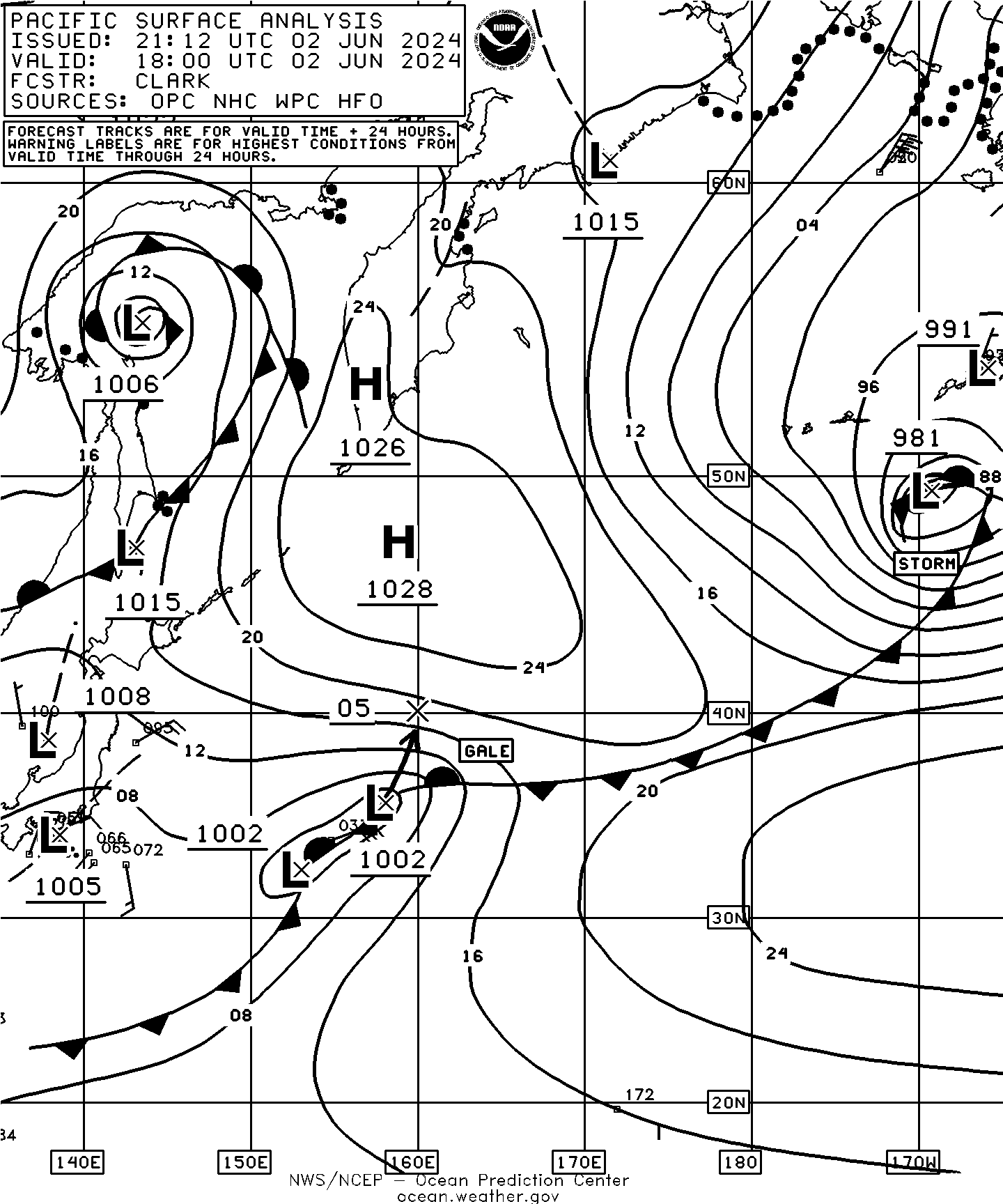 Image of West Pacific Surface Analysis