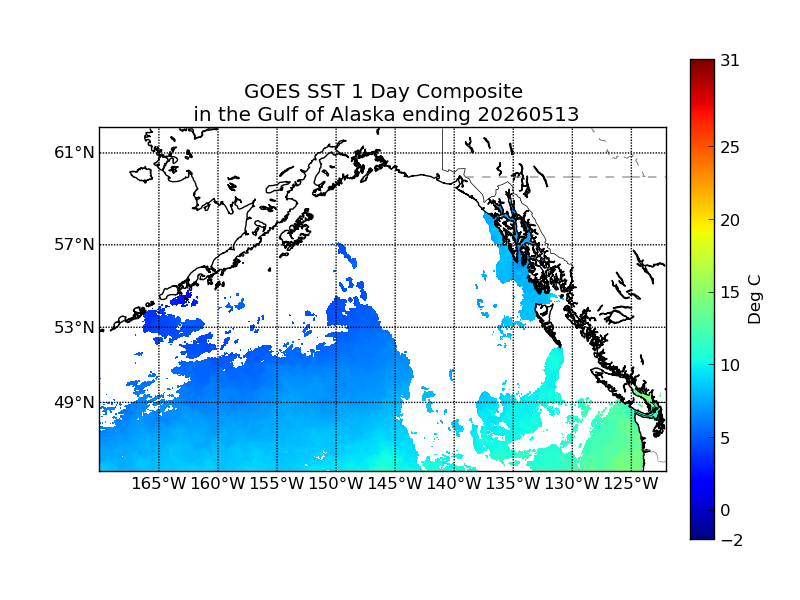 GOES 1 Day Avg Composite image (C)