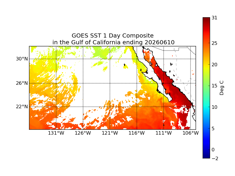 GOES 1 Day Avg Composite image (C)