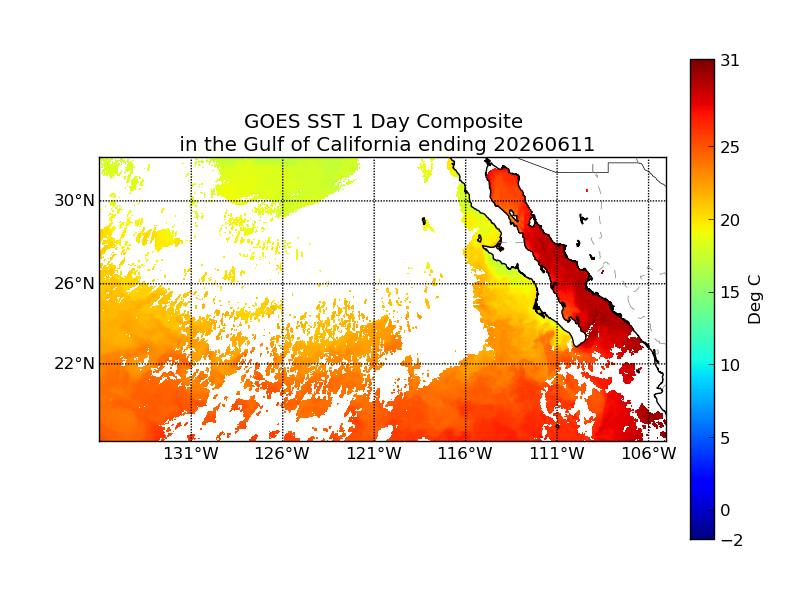 GOES 1 Day Avg Composite image (C)