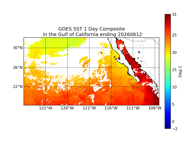 GOES 1 Day Avg Composite image (C)