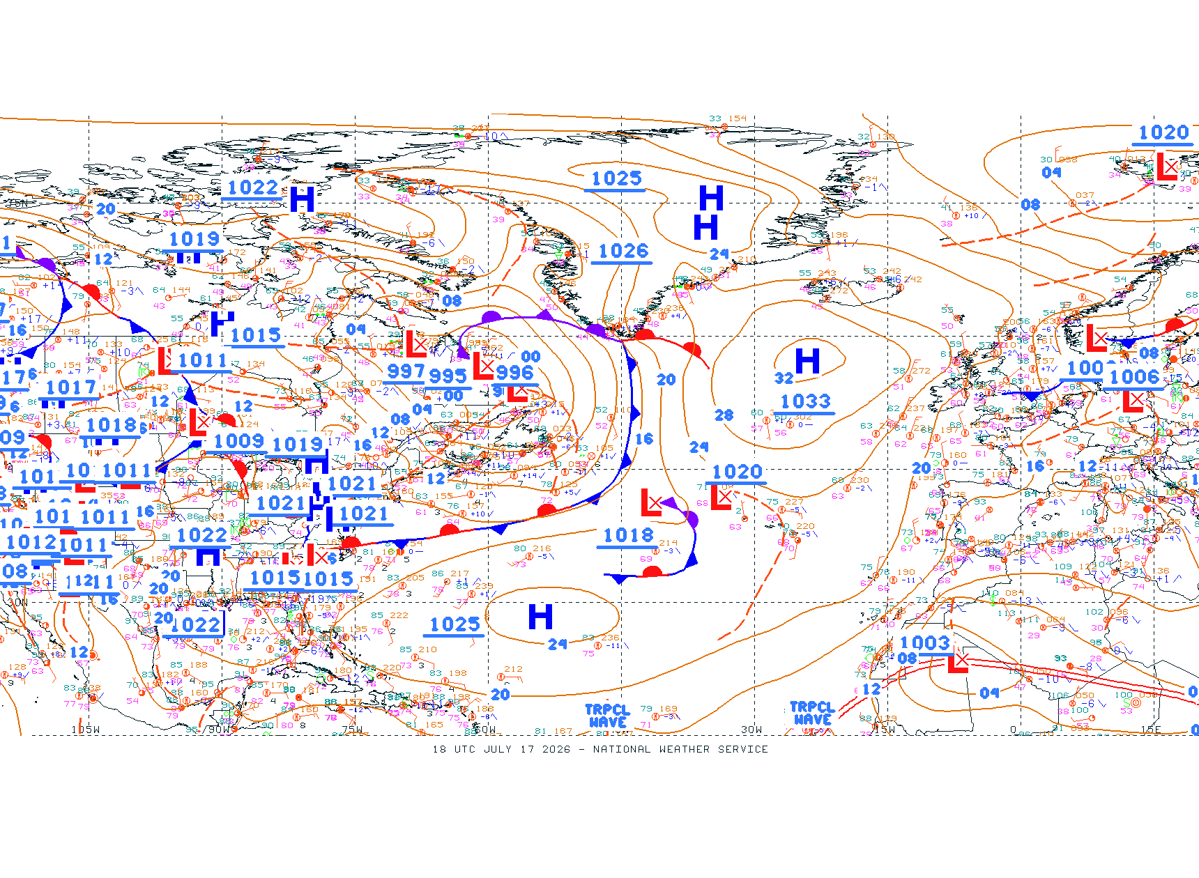 N Atlantic Ocean