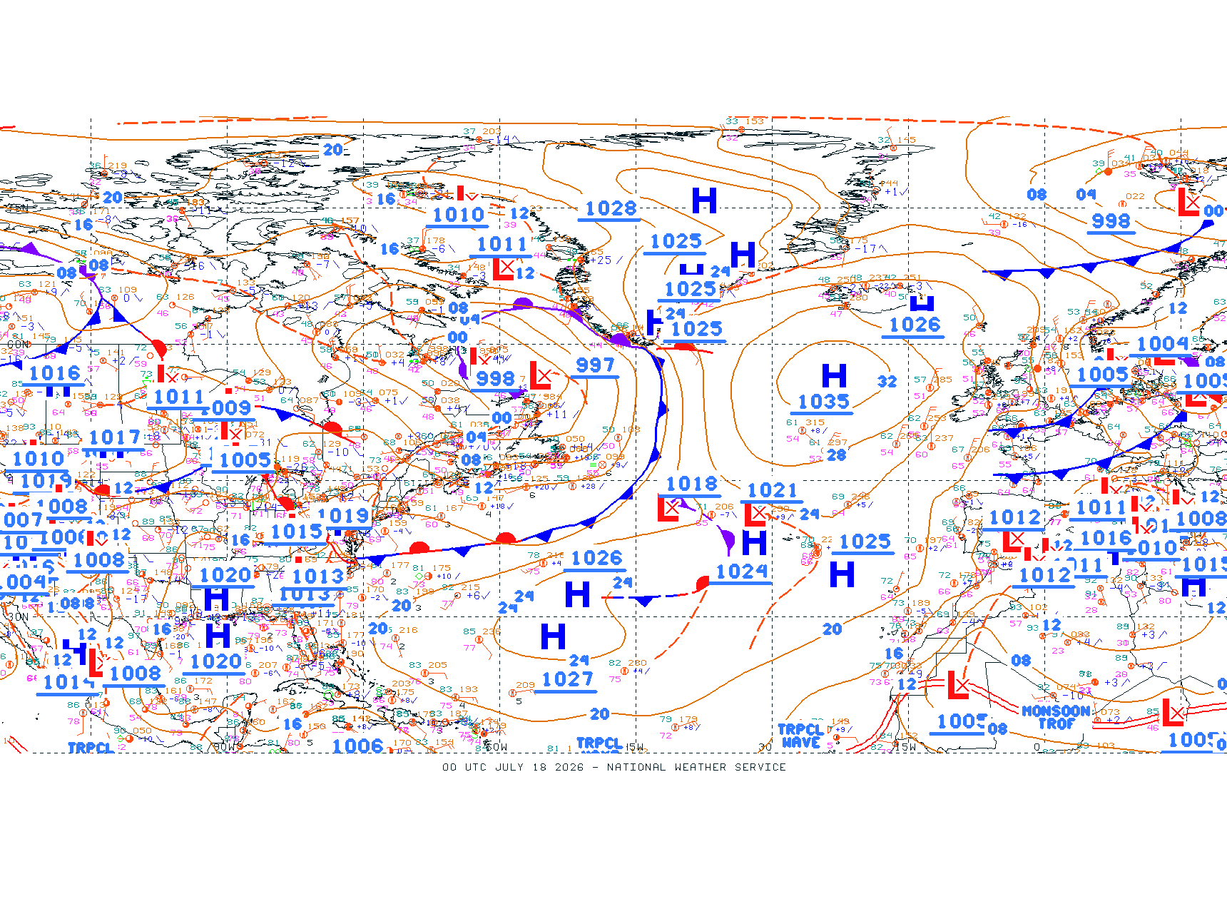 N Atlantic Ocean