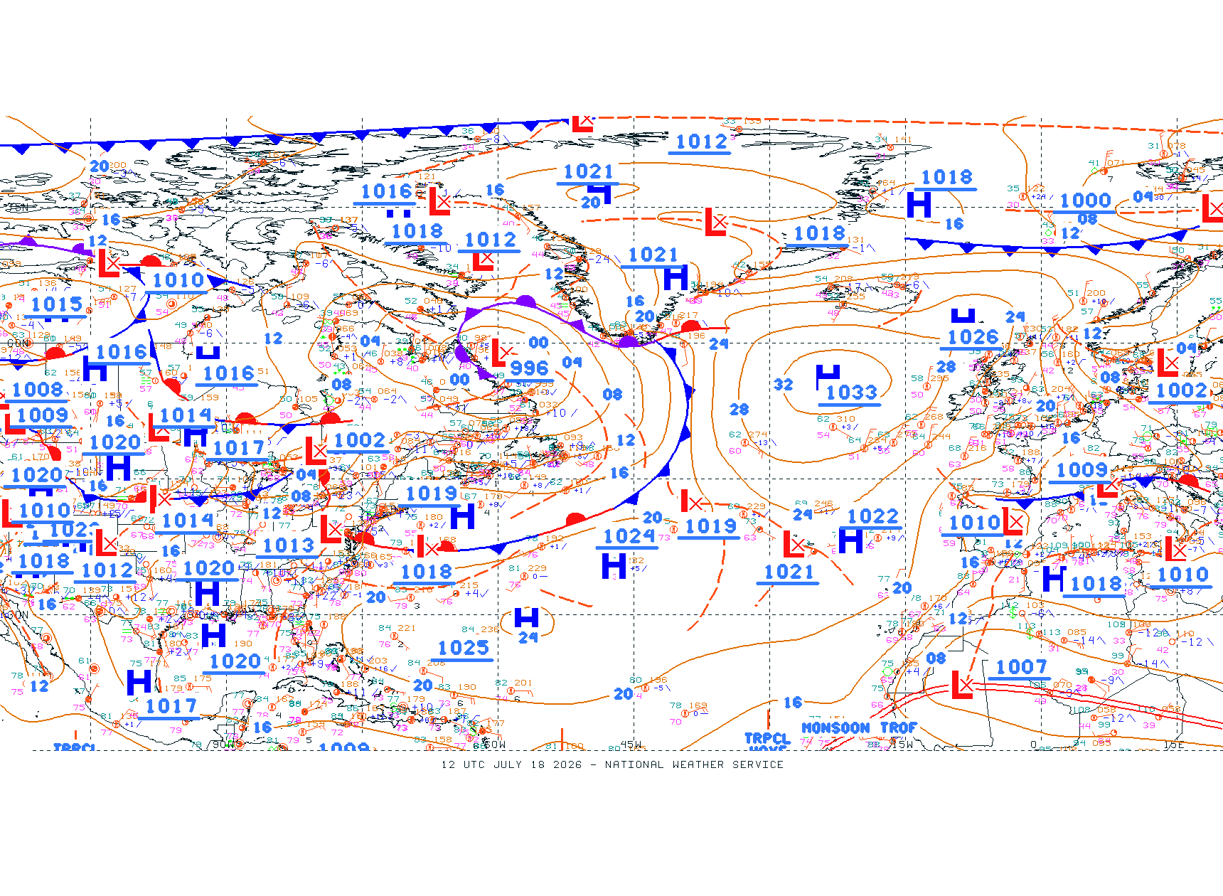 N Atlantic Ocean