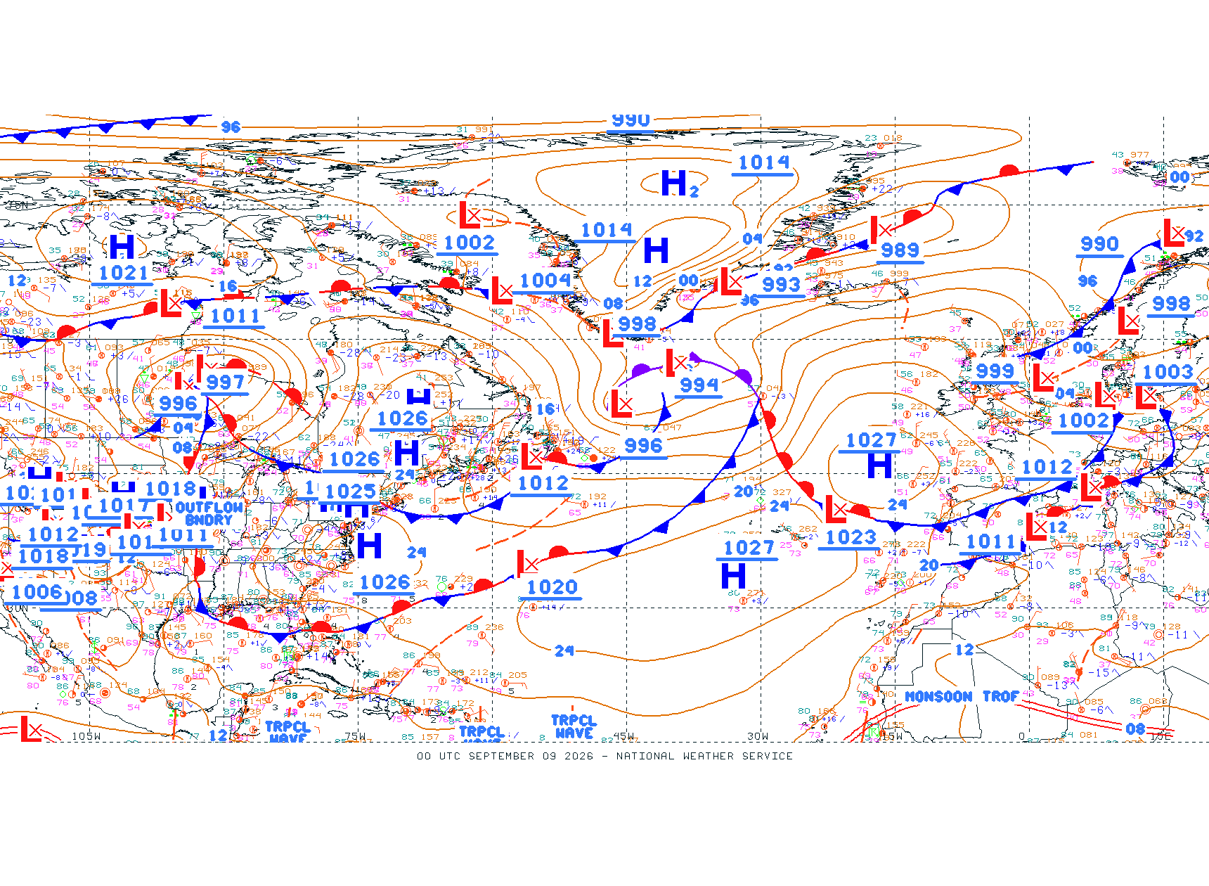 N Atlantic Ocean