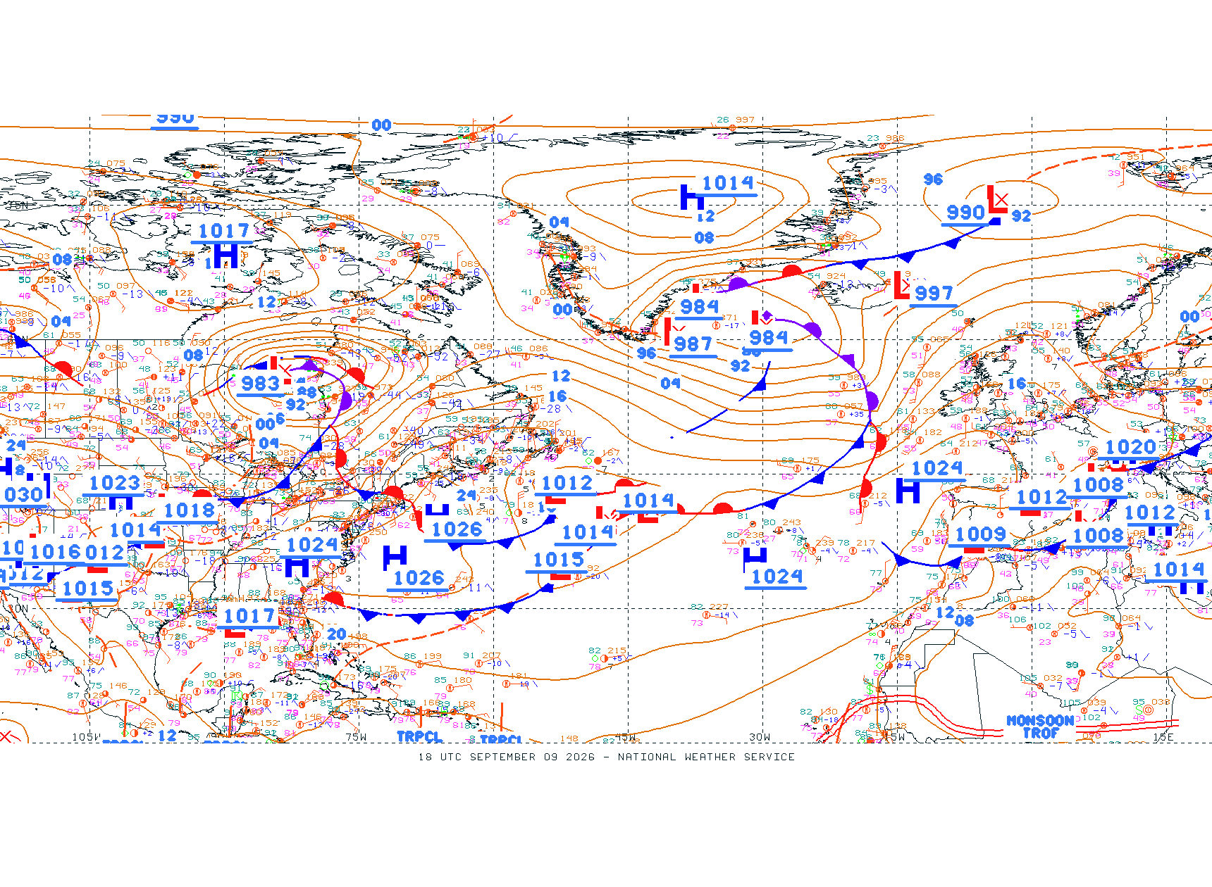 N Atlantic Ocean