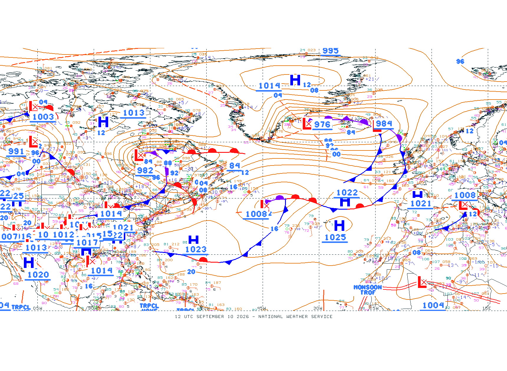 N Atlantic Ocean