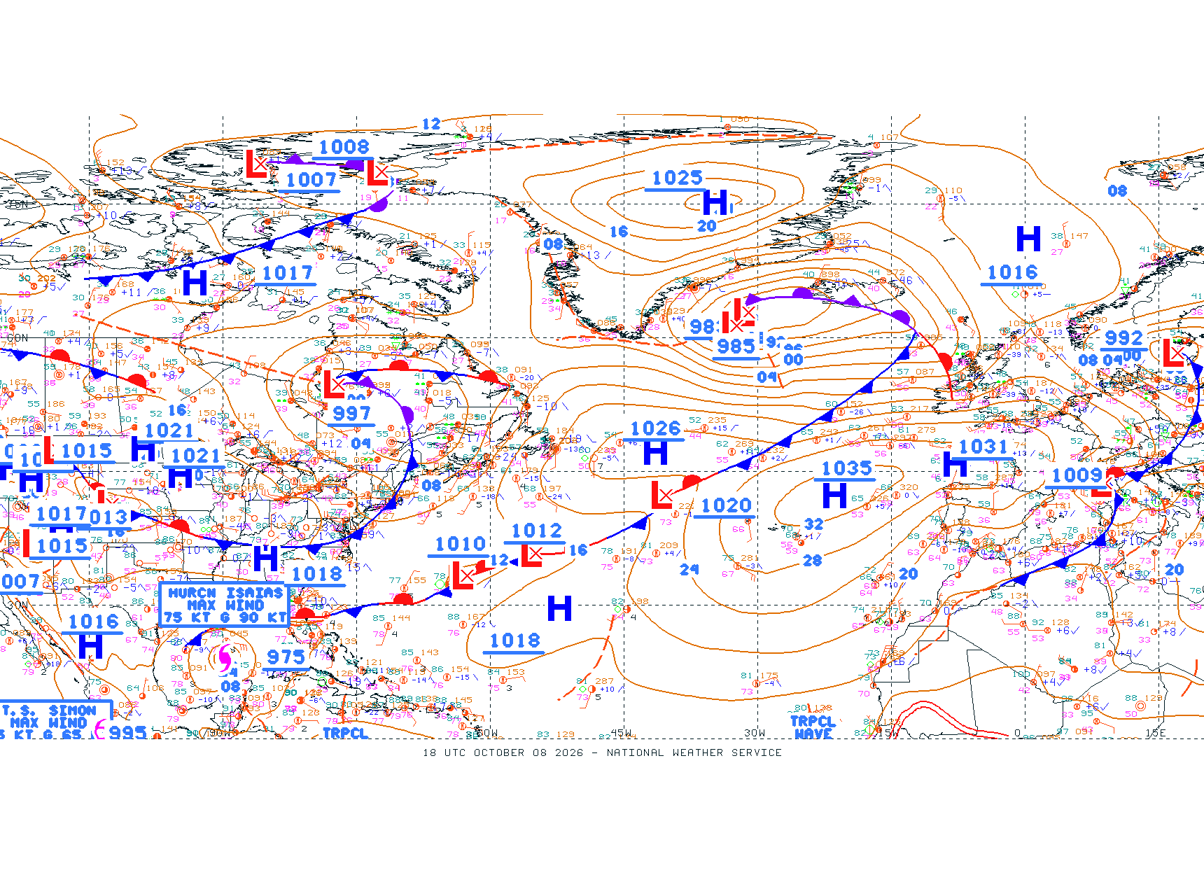 N Atlantic Ocean