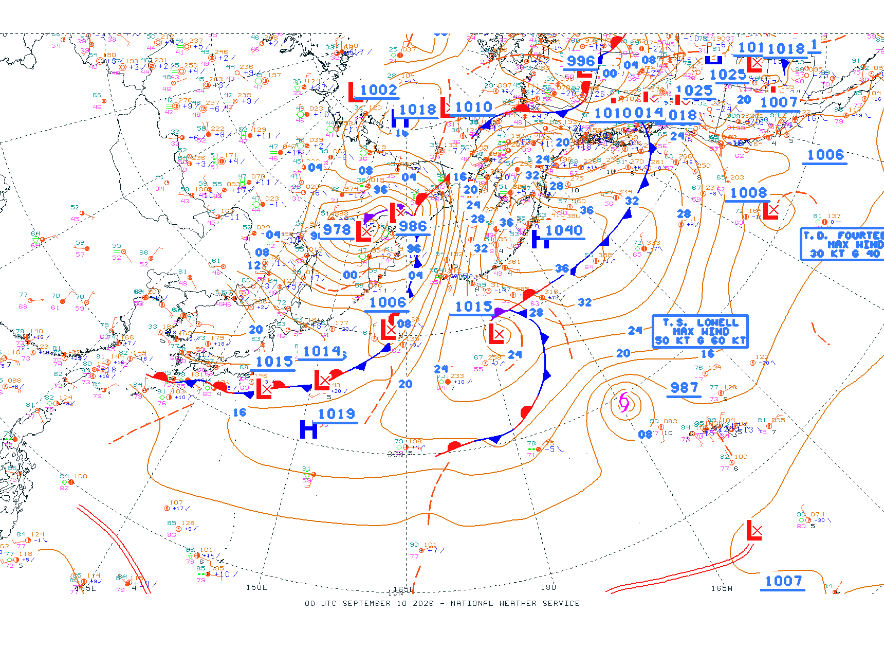 N Pacific Ocean - Difax Version