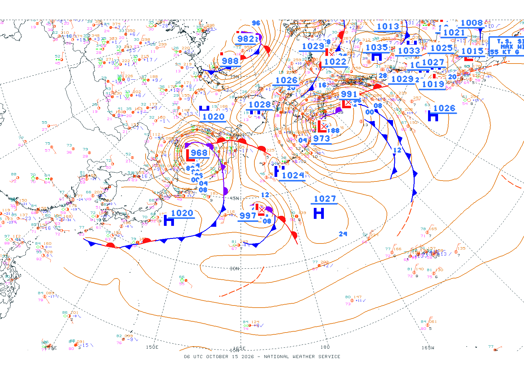 N Pacific Ocean - Difax Version