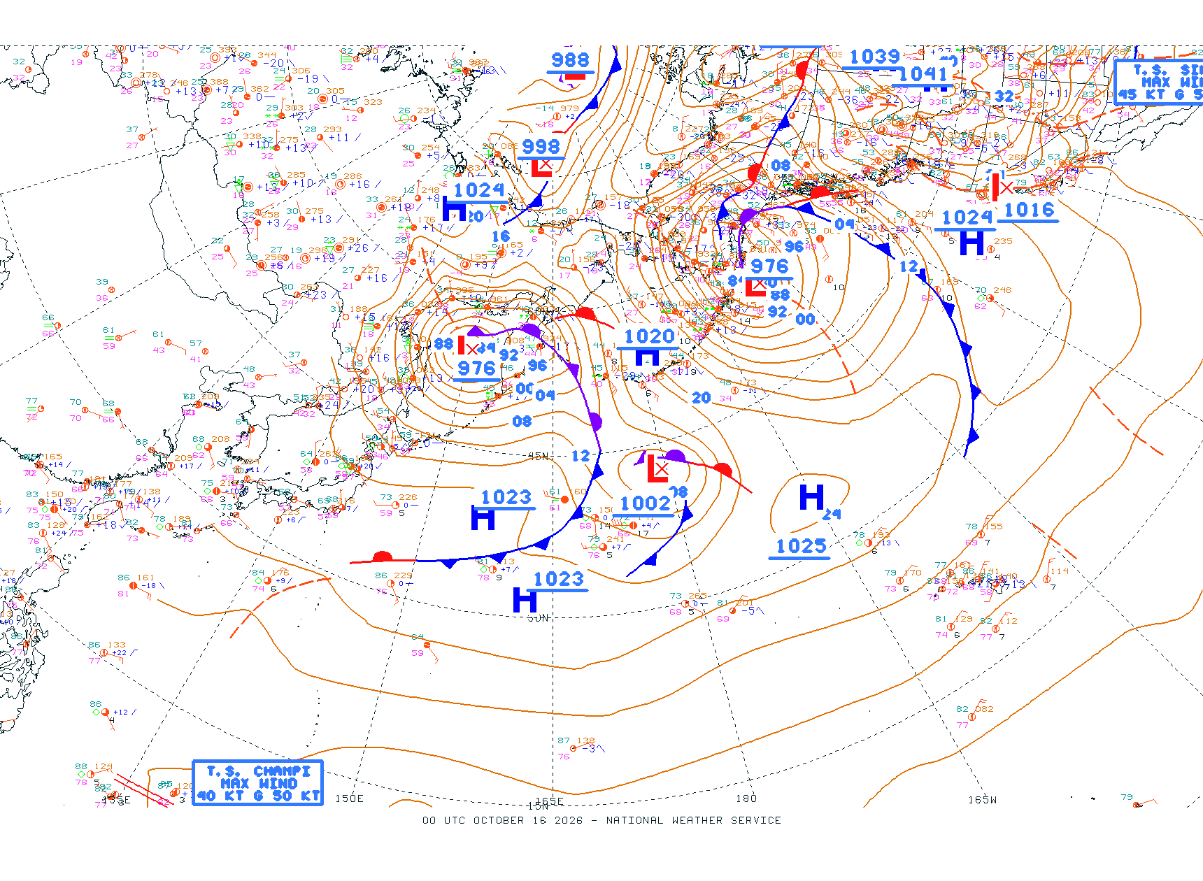 N Pacific Ocean - Difax Version