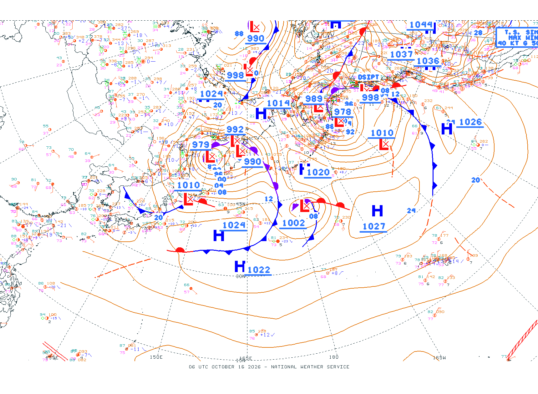 N Pacific Ocean - Difax Version