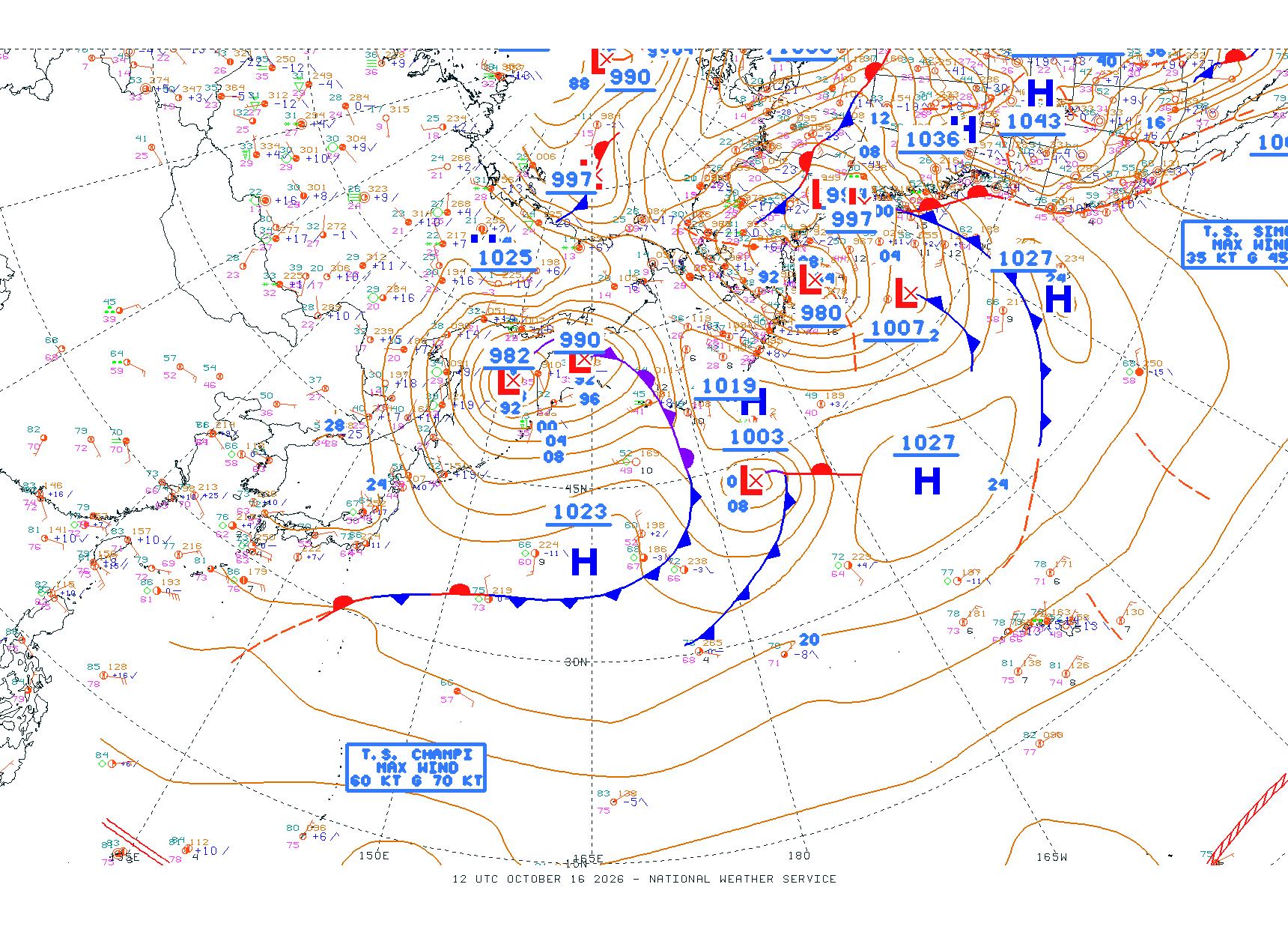 N Pacific Ocean - Difax Version