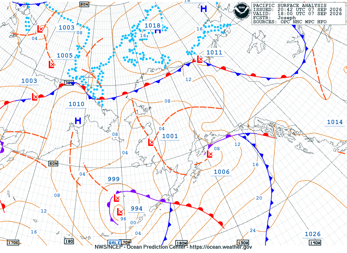 Alaska/Arctic Surface Analysis