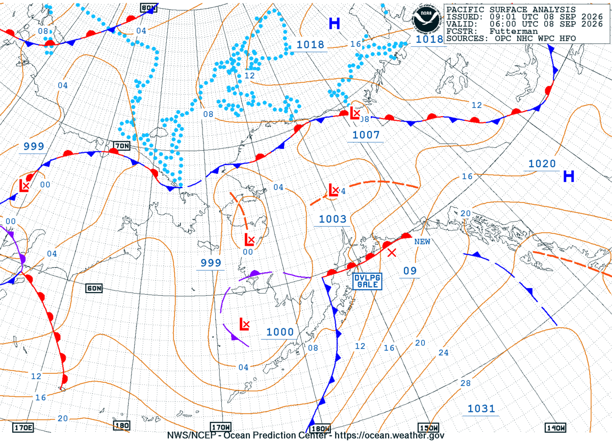 Alaska/Arctic Surface Analysis