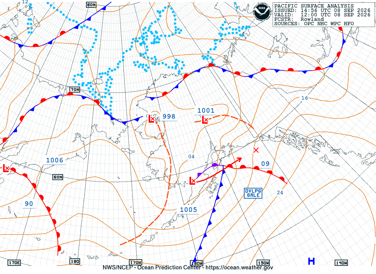 Alaska/Arctic Surface Analysis