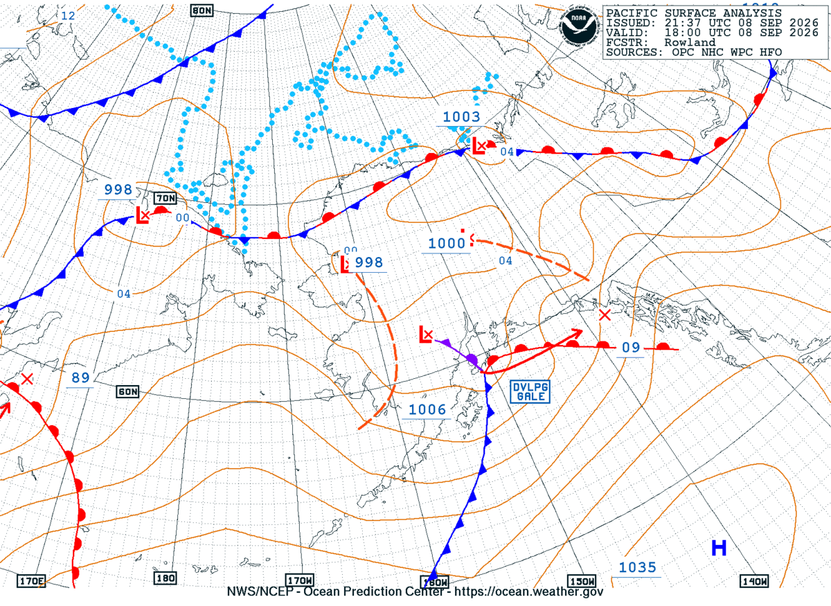 Alaska/Arctic Surface Analysis