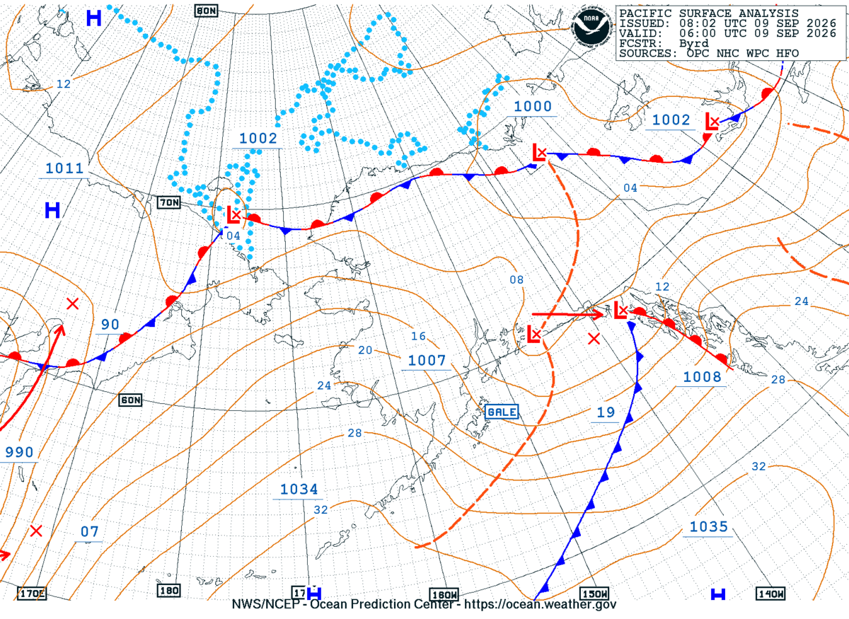 Alaska/Arctic Surface Analysis