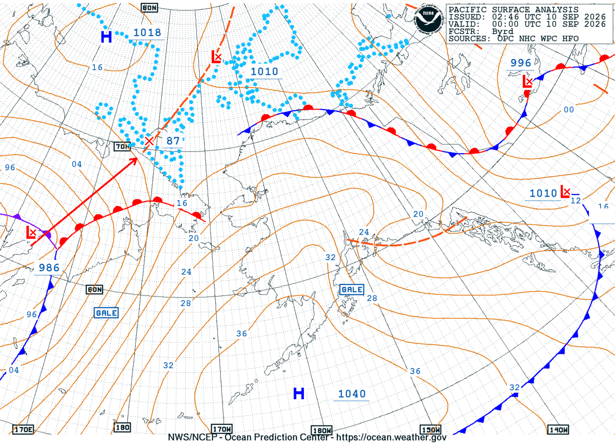 Alaska/Arctic Surface Analysis