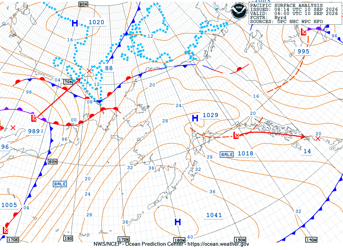 Alaska/Arctic Surface Analysis