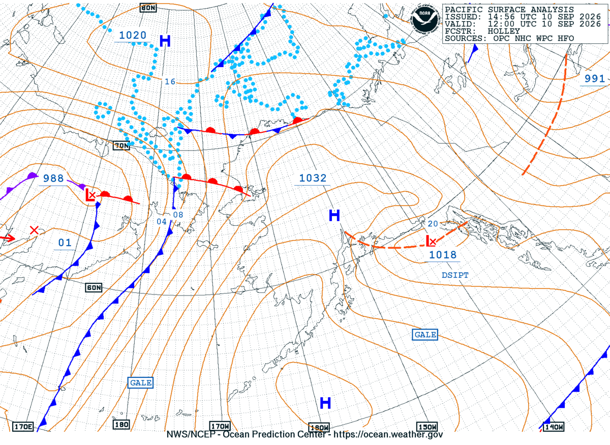 Alaska/Arctic Surface Analysis