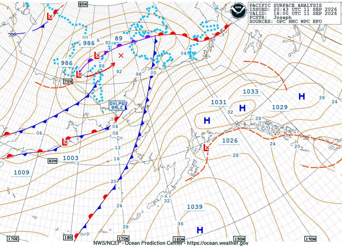 Alaska/Arctic Surface Analysis