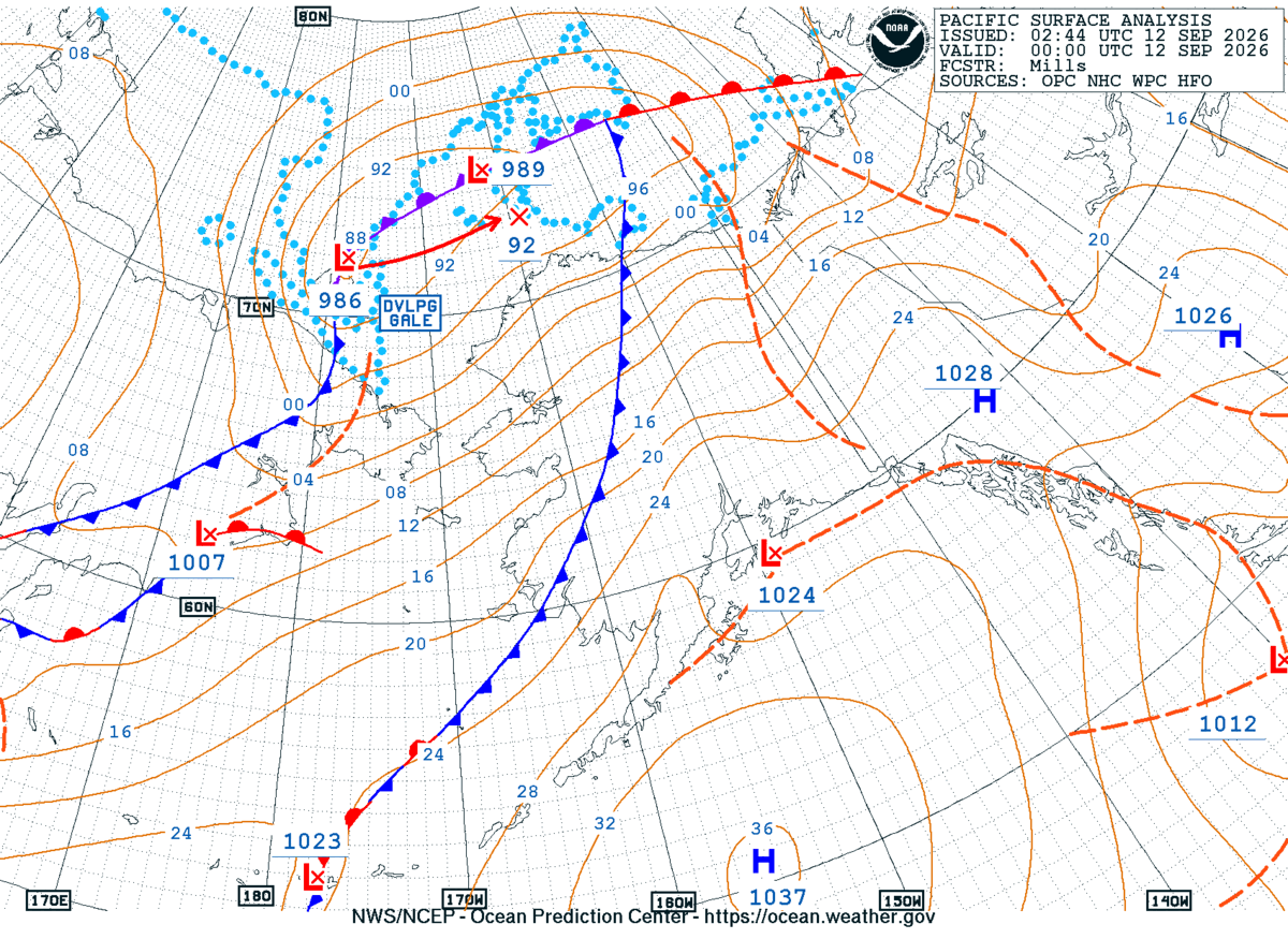 Alaska/Arctic Surface Analysis