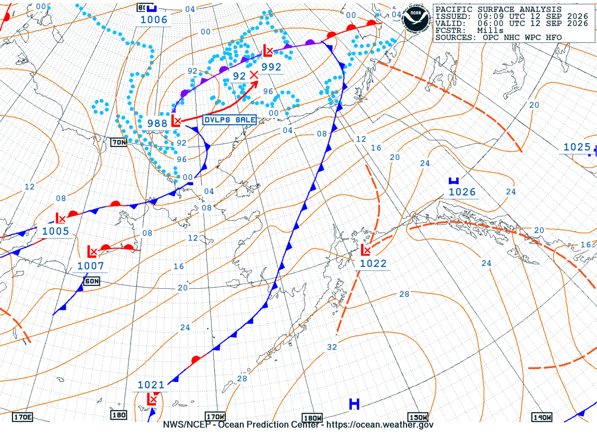 Alaska/Arctic Surface Analysis