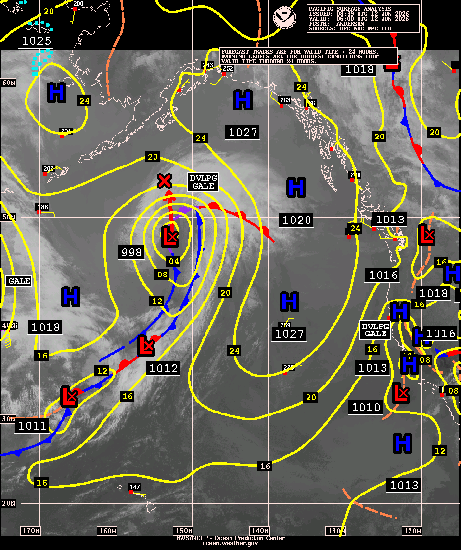 East Pacific Surface Analysis with Satellite Imagery