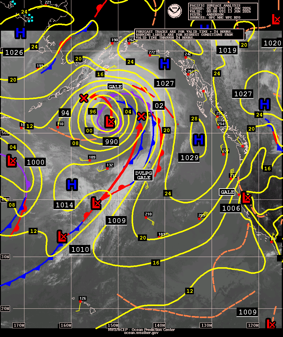 East Pacific Surface Analysis with Satellite Imagery