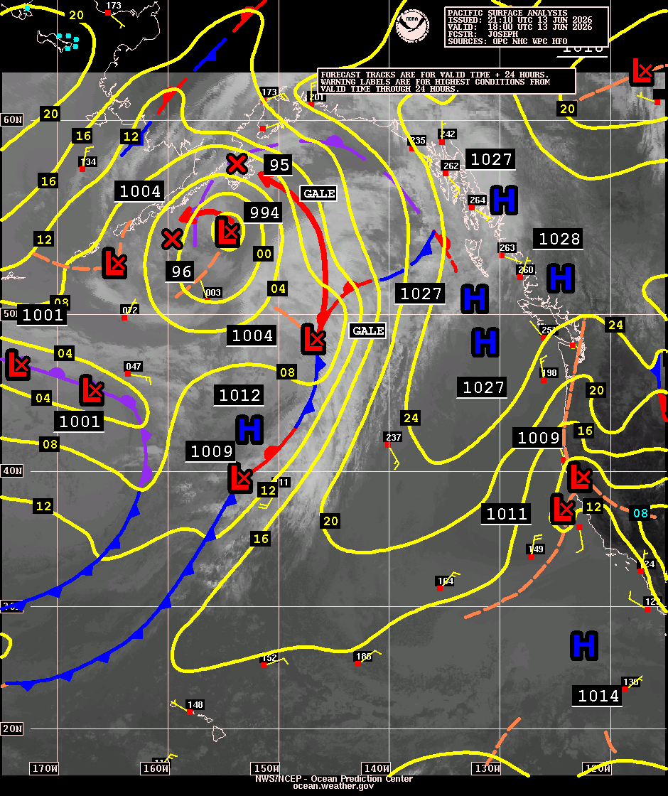 East Pacific Surface Analysis with Satellite Imagery