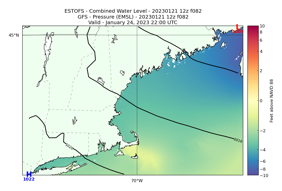 ESTOFS 82 Hour Total Water Level image (ft)