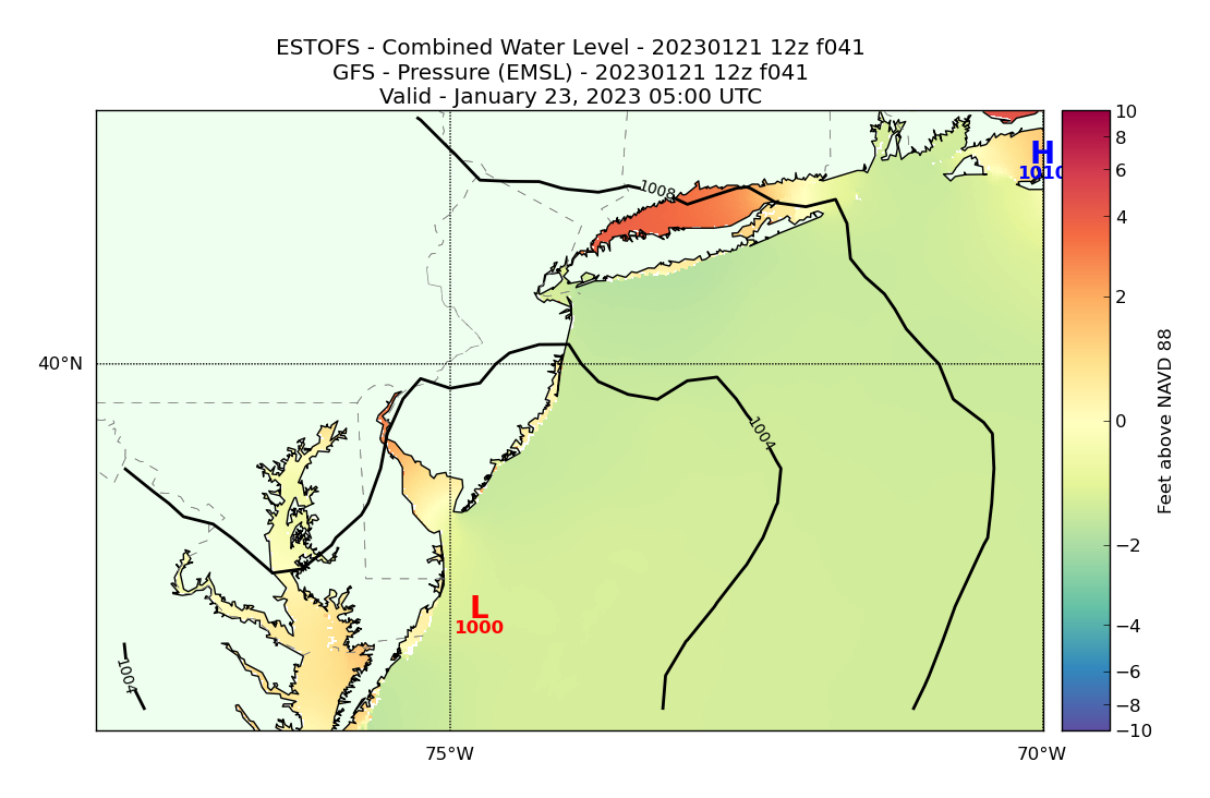 ESTOFS 41 Hour Total Water Level image (ft)