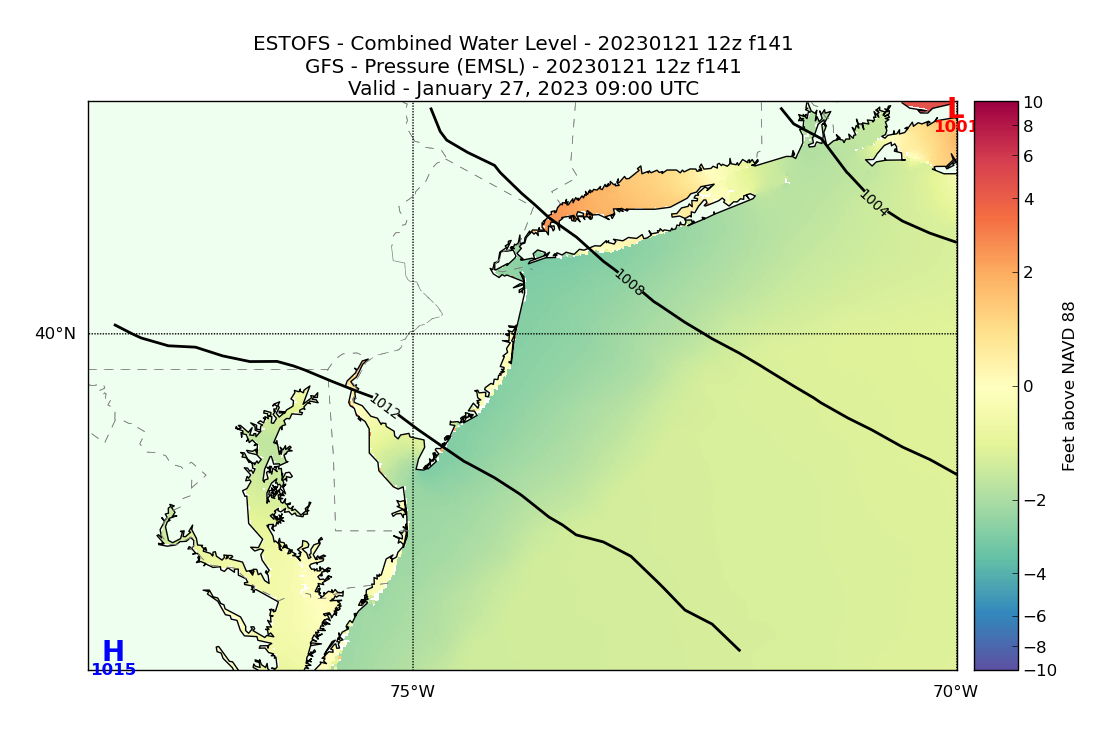 ESTOFS 141 Hour Total Water Level image (ft)