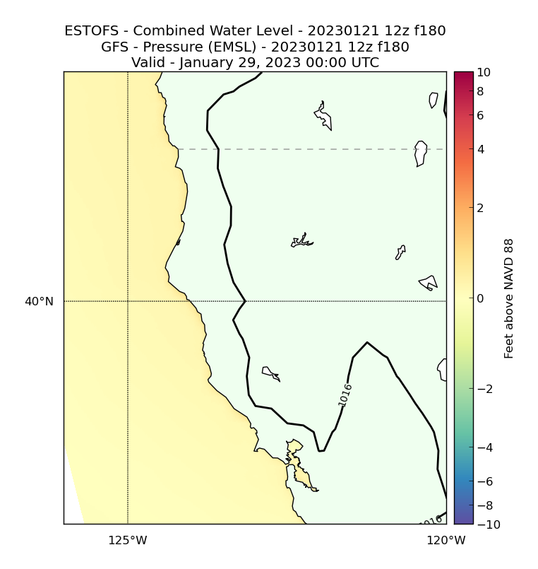 ESTOFS 180 Hour Total Water Level image (ft)