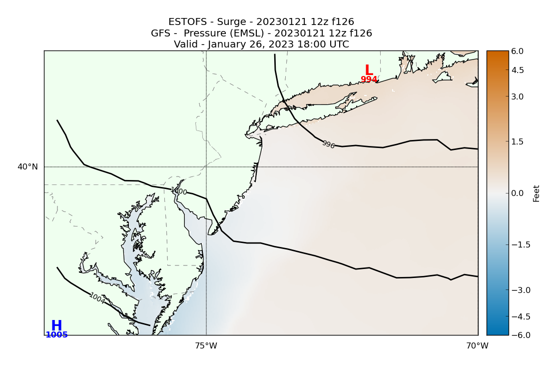 ESTOFS 126 Hour Storm Surge image (ft)