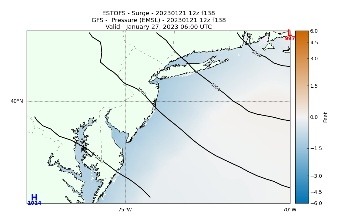 ESTOFS 138 Hour Storm Surge image (ft)