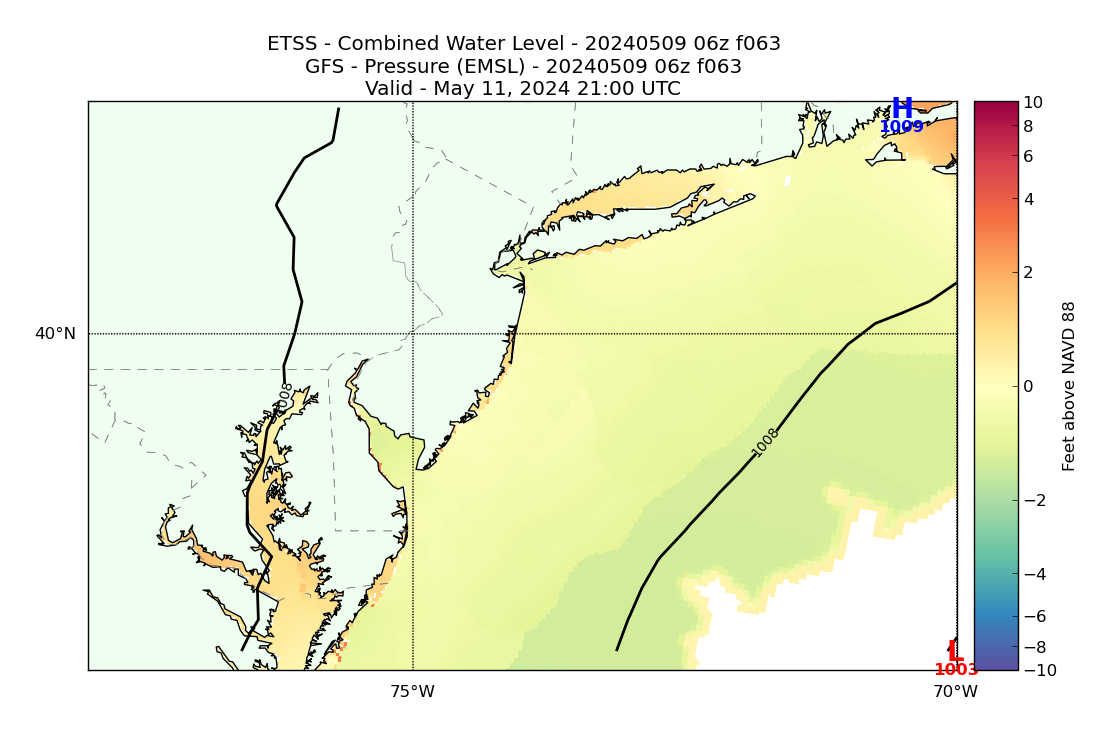 ETSS 63 Hour Total Water Level image (ft)