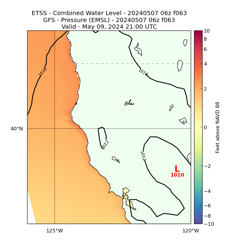 ETSS 63 Hour Total Water Level image (ft)