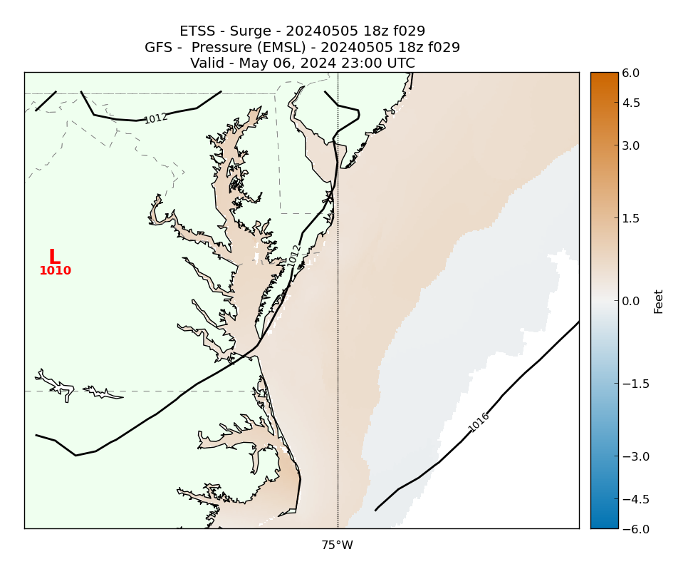 ETSS 29 Hour Storm Surge image (ft)