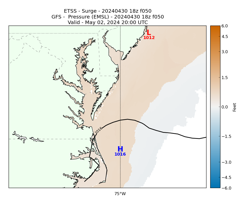ETSS 50 Hour Storm Surge image (ft)