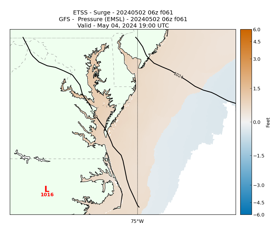 ETSS 61 Hour Storm Surge image (ft)