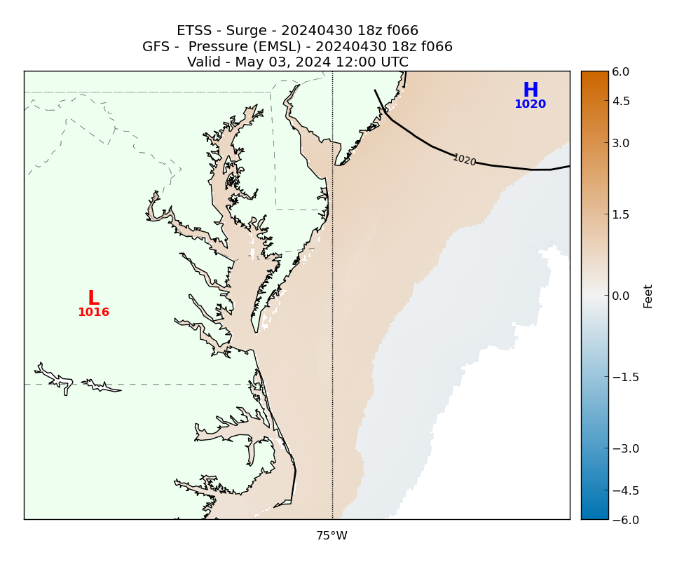ETSS 66 Hour Storm Surge image (ft)