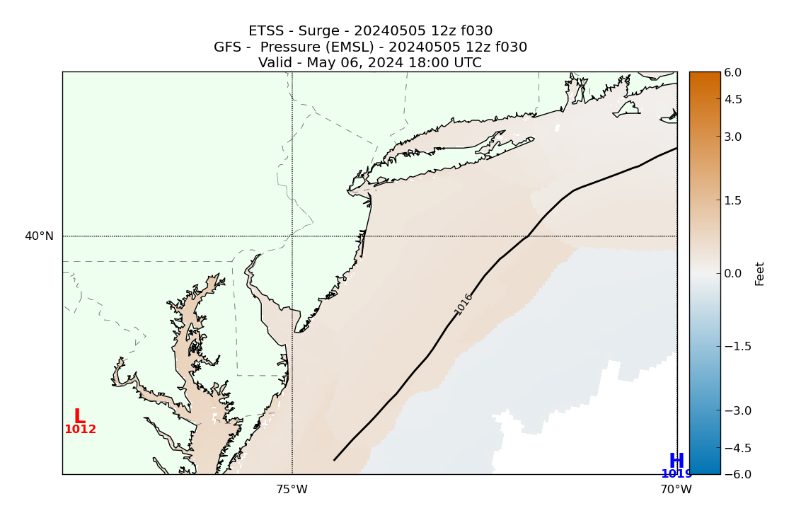 ETSS 30 Hour Storm Surge image (ft)