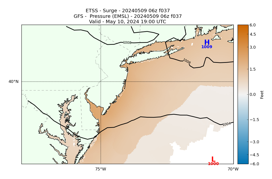 ETSS 37 Hour Storm Surge image (ft)