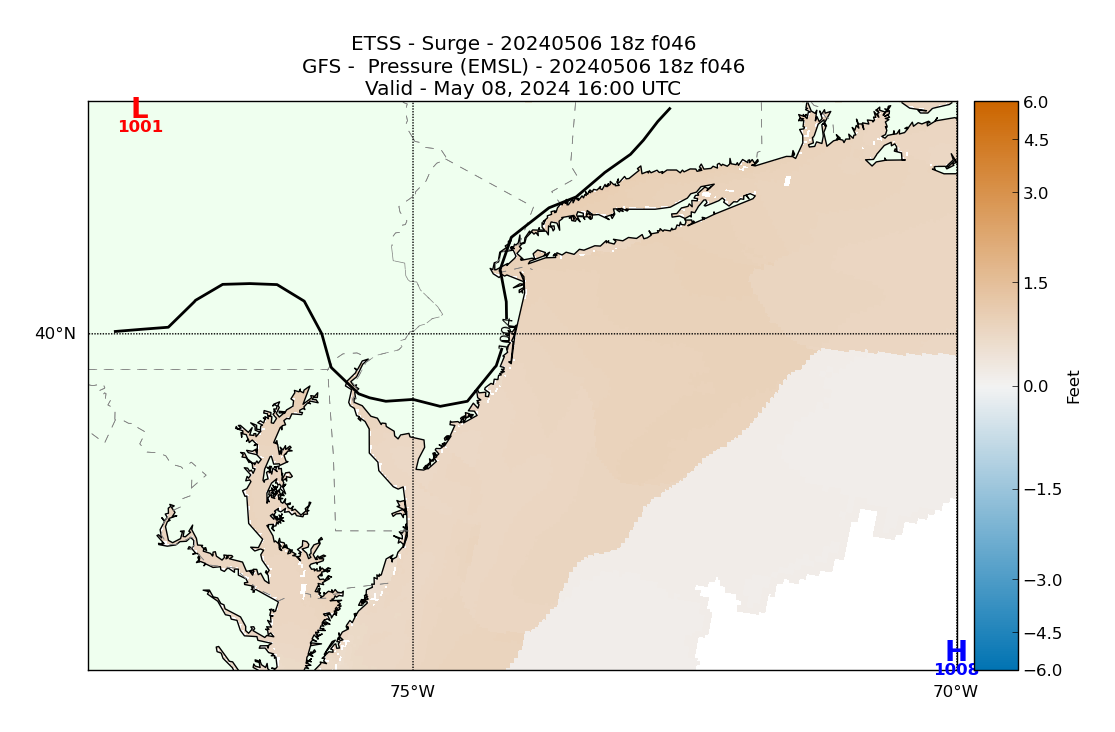ETSS 46 Hour Storm Surge image (ft)