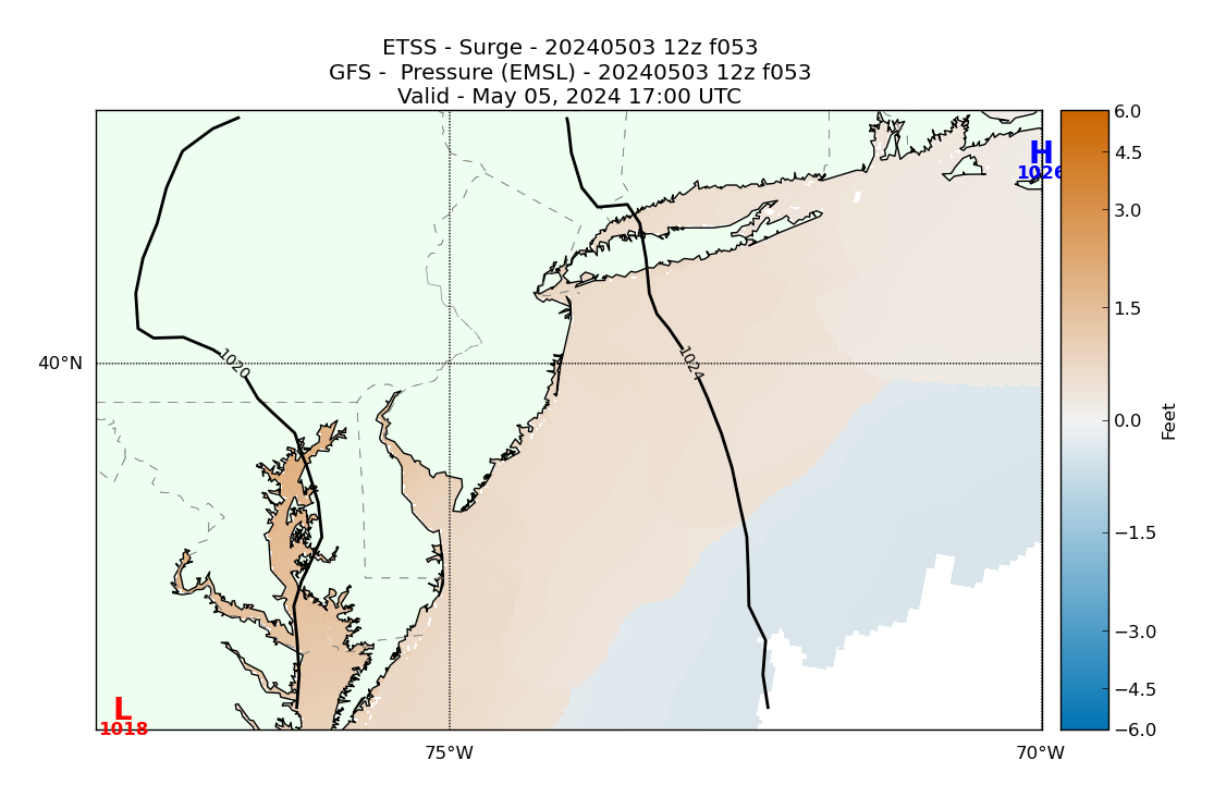 ETSS 53 Hour Storm Surge image (ft)