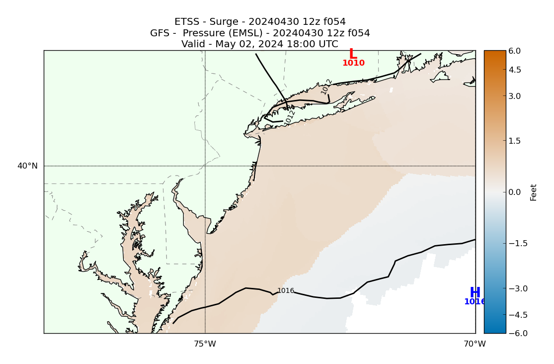 ETSS 54 Hour Storm Surge image (ft)