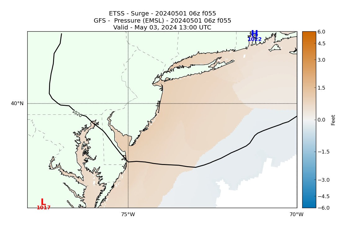 ETSS 55 Hour Storm Surge image (ft)