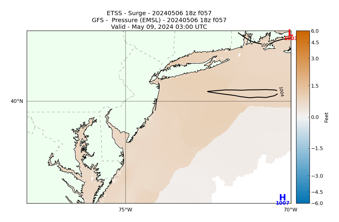 ETSS 57 Hour Storm Surge image (ft)